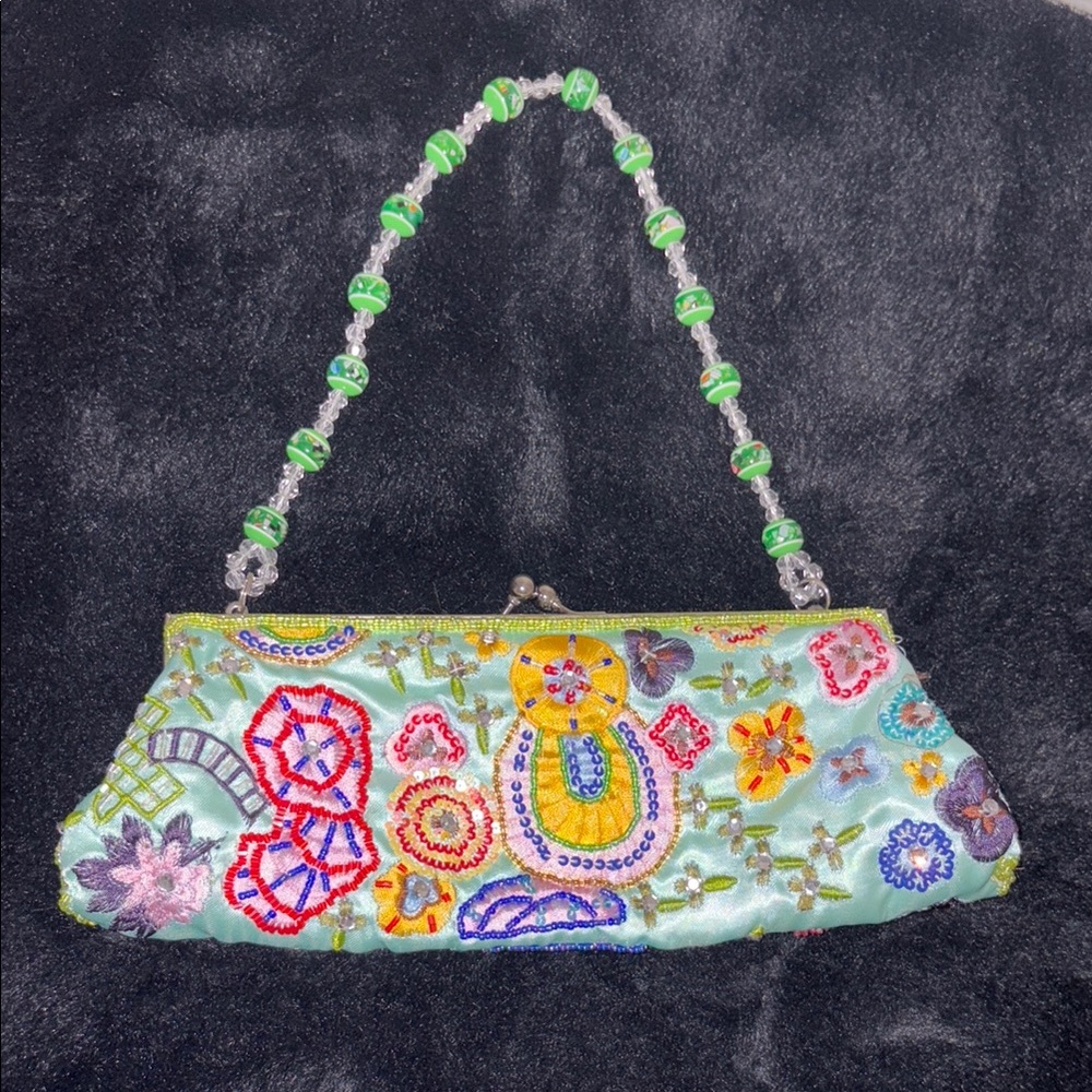 Embroidered Floral Women's Bag - Picture 2 of 6